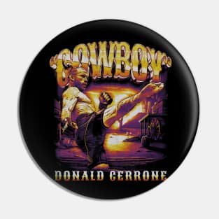 Donald Cerrone Retro Bitmap Pin