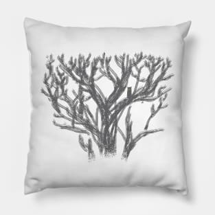 Tree With Hidden Owl Pillow