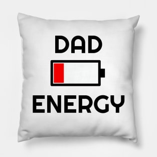 Dad Energy Low Pillow