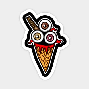 Triple Eyeball Ice Cream Magnet