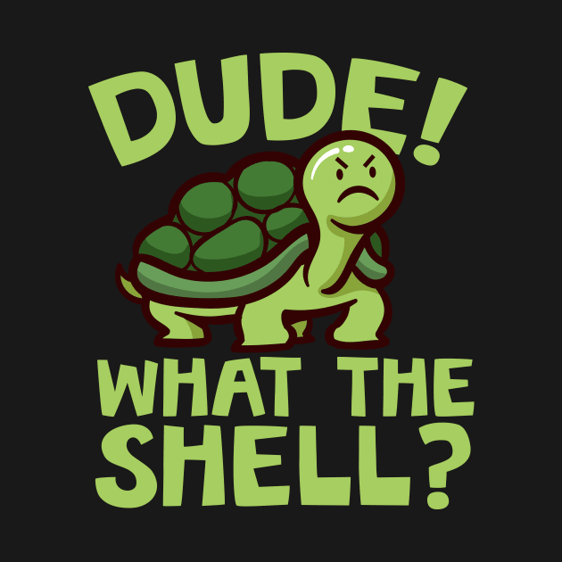 Dude! What the shell? Introvert Tortoise by thingsandthings