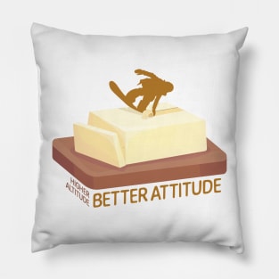 Snowboard Butter Carving | Higher Altitude Better Attitude Pillow