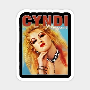 Cyndi lauper// retro for fans Magnet