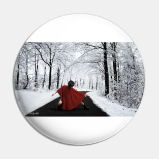 Red Snow Dance Pin
