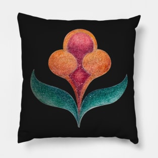 Hand Drawn Flower pattern Pillow