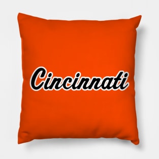 Cincinnati Script Pillow