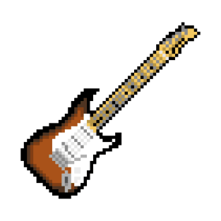 8 Bit Guitar T-Shirt