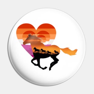 love heart design Pin