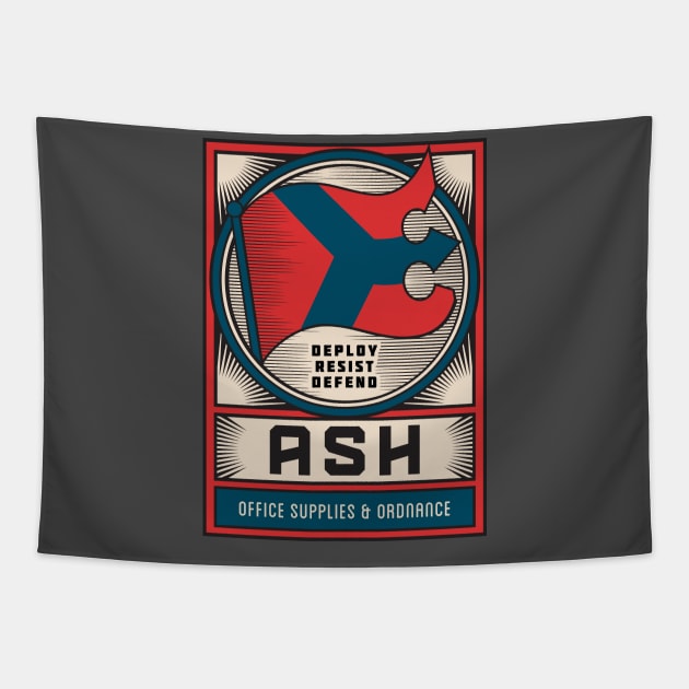 Ash Paladins Champion Logo Tapestry by dcmjs