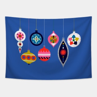 Retro baubles Tapestry