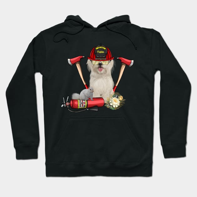 Discover Funny cute firefighter dog - Firefighter Dog Lover - Hoodie