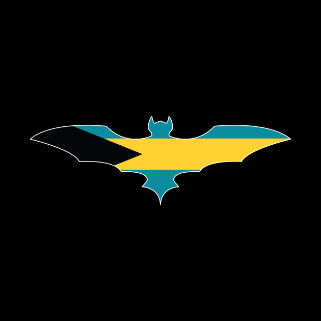 Bahamian Bat Flag by Wickedcartoons