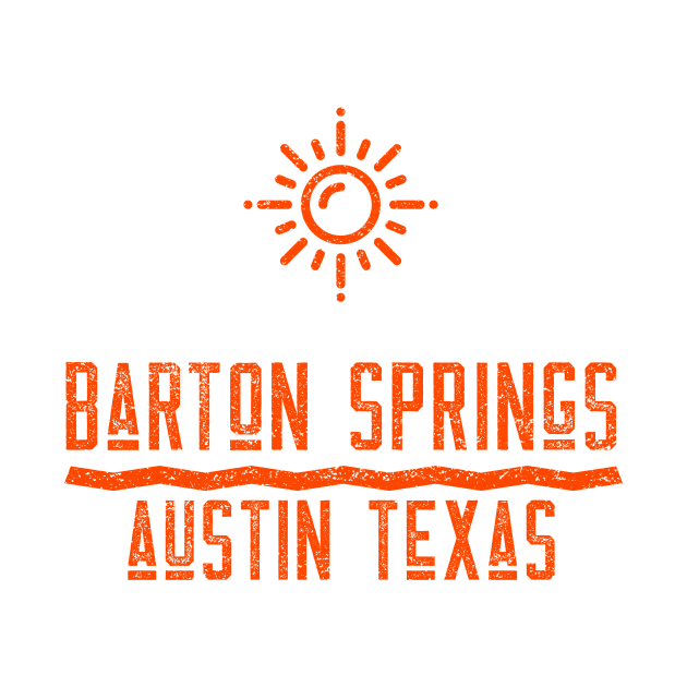 BARTON SPRINGS AUSTIN TEXAS by Cult Classics