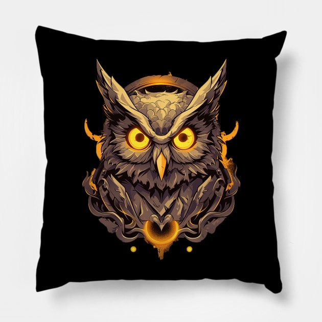 owl Pillow by StevenBag