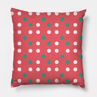 Polka Dots Seamless Pattern 016#002 Pillow