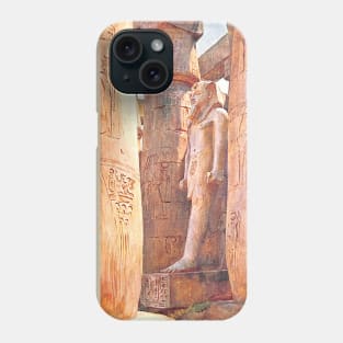 Statue Of Ramses II at Luxor Temple in Egypt Phone Case