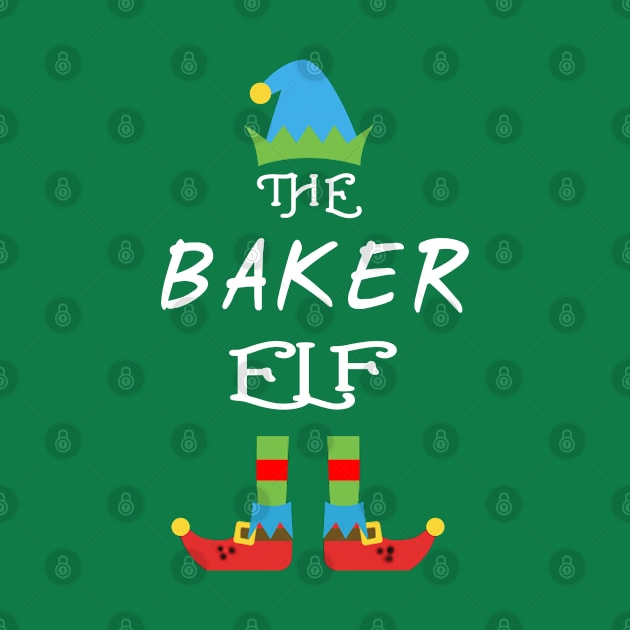 The Baker Elf Matching Family Group Christmas Party by CareTees