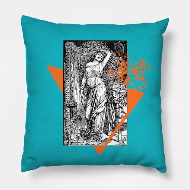 Danae Pillow by Blacklinesw9