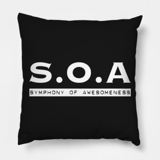 Symphony Of Awesomeness Pillow