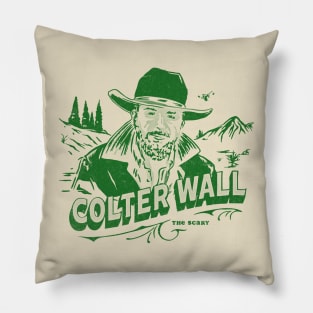 green solid style Pillow