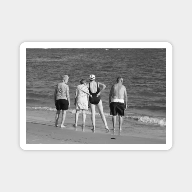 Friends At The Beach Magnet by Cynthia48