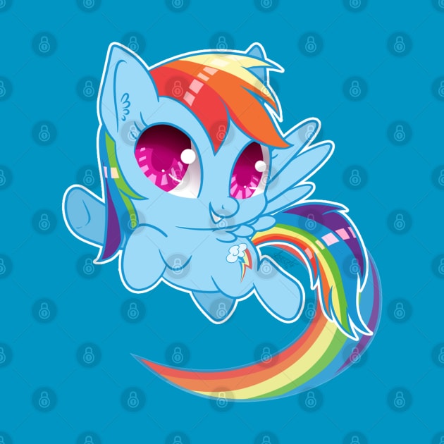 Chibi Rainbow Dash | My Little Pony by GirLys Art