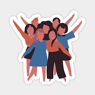 girls together Magnet