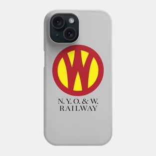 O&W Railroad NYO&W Railway Logo & Text, for Light Backgrounds Phone Case