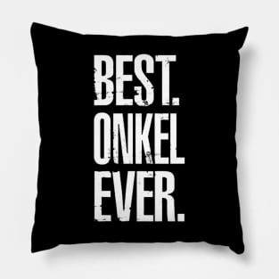 best onkel ever white Pillow