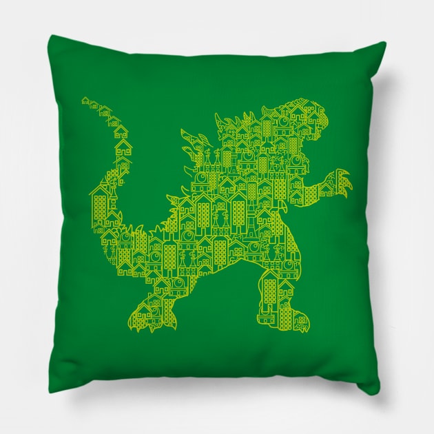 Destroy the City Pillow by machmigo