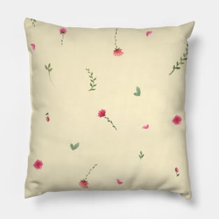 Elegance Seamless pattern with flowers Pillow