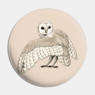 Alba Owl Pin