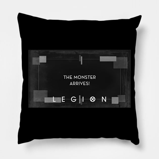 "The Monster Arrives!" (Legion) Pillow by NoirPineapple