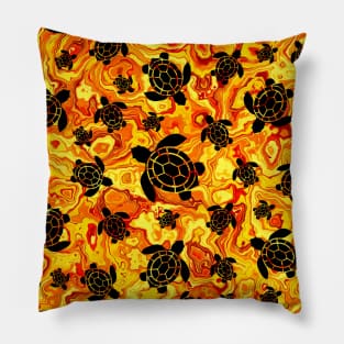 SEA Turtles Sunset Pillow