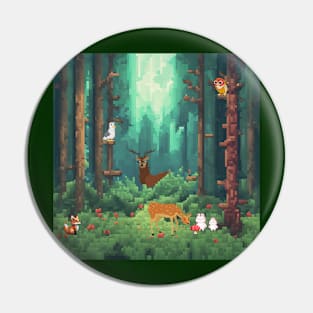 Pixel Forest Pin