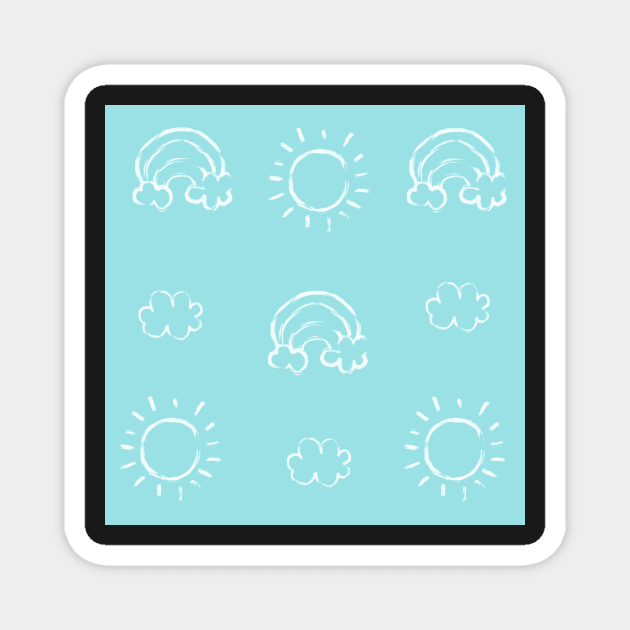 Lovely weather Magnet by whatafabday