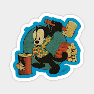 FELIX THE CAT WOODS VINTAGE Magnet