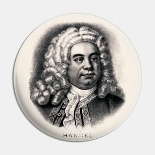 Composer George Frideric Handel Pin