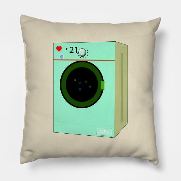 Washing Machine Pillow by momomoma