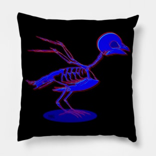 Bird Skeleton Pillow
