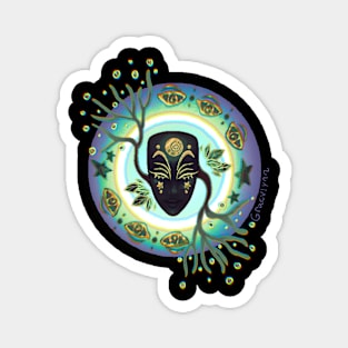 Green Nature Spirit Magnet