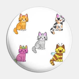 Kitties Sticker Pack 2 Pin