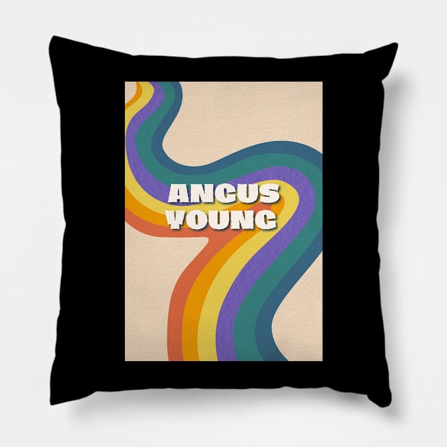 Angus young Pillow by Zby'p