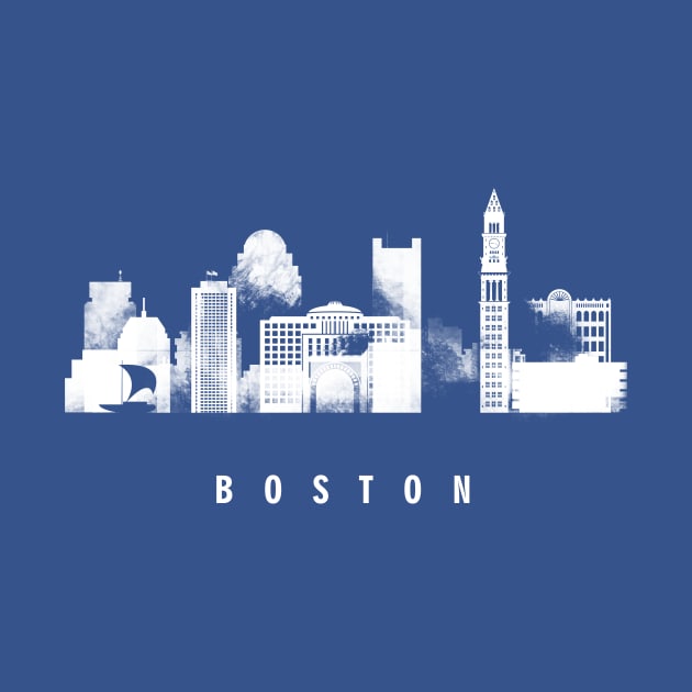 Boston skyline by DimDom