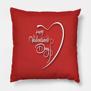 Hppy valentines day Pillow