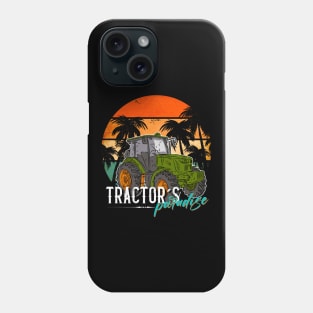 Tractor's Paradise The Tractor Paradise Palm Summer Beach Phone Case