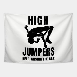 Womens High Jump Bar Pun Girl Athlete Gift Tapestry