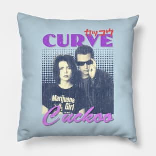 Curve Vintage 1992 // Cuckoo Original Fan Design Artwork Pillow