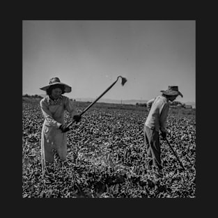 Japanese Women Farm Workers Oregon 1940s T-Shirt