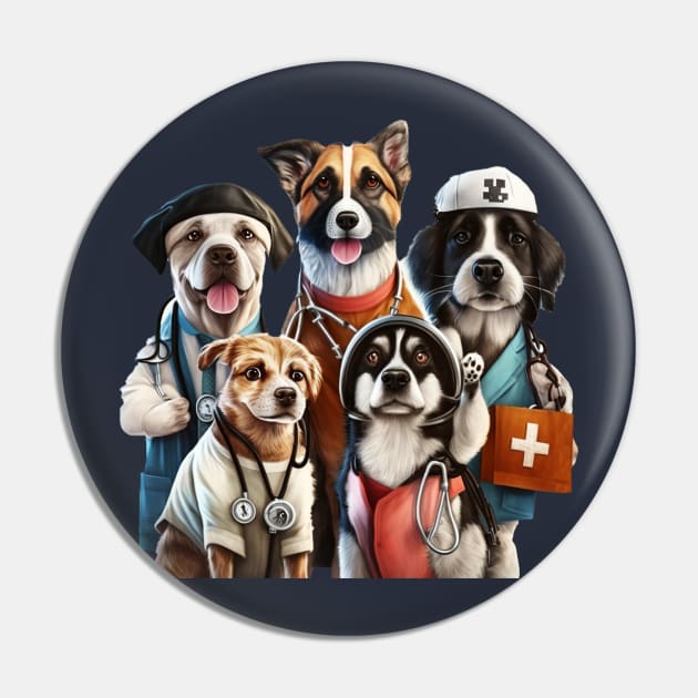 "Woof-tastic 'Trust Me I'm a Dogtor' Design" Pin by Kamran Sharjeel